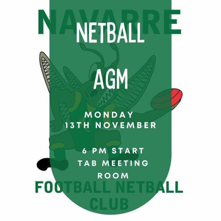 Netball AGM 2023 Netball AGM 2023